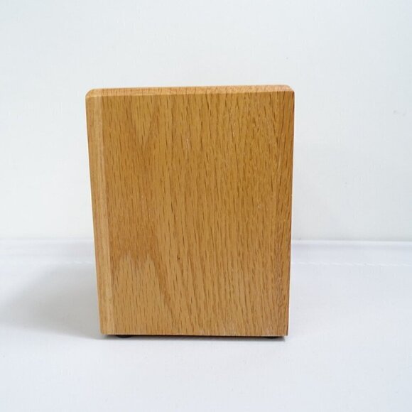 CUTCO Kitchen Tool Utensil Oak Wood Box Block Caddy Container Holder Made In USA - Picture 2 of 6